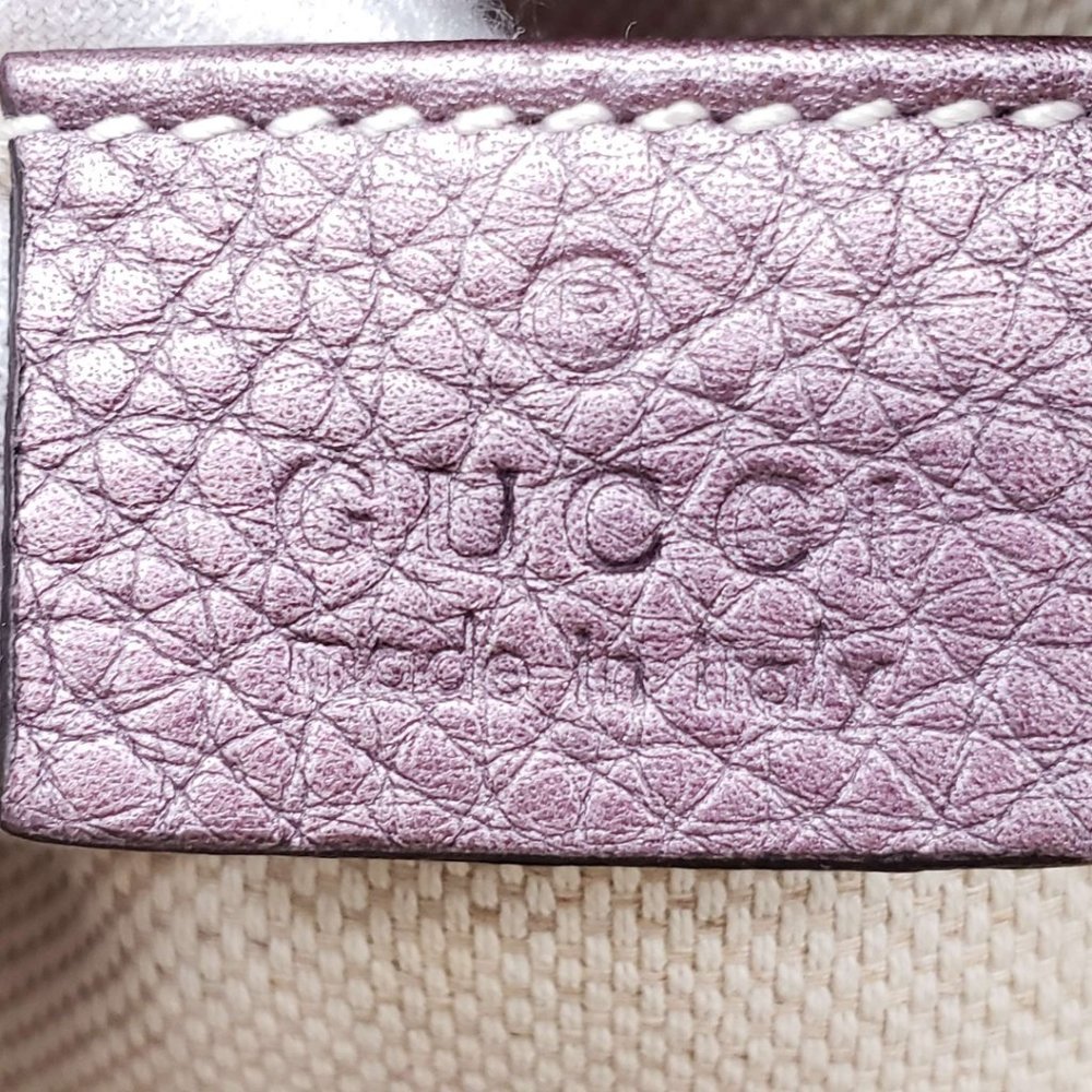Gucci Disco Camera Metallic Leather Crossbody Bag - Picture 11 of 14